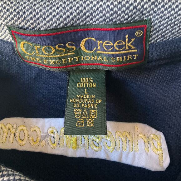 Cross Creek Men’s Short Sleeve Polo Shirt Size L, Blue, Prime Shine - Picture 6 of 7